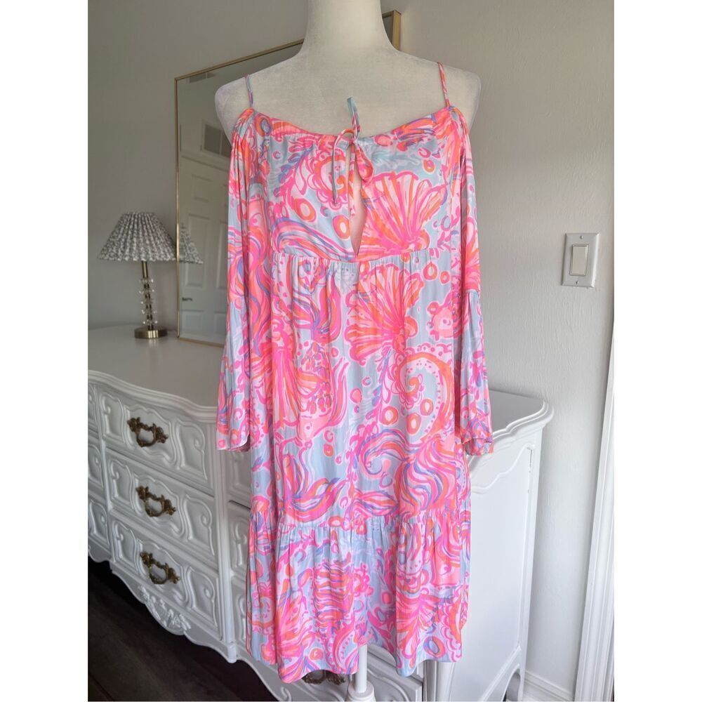 Lilly Pulitzer off shoulder Alanna Dress size 4-6